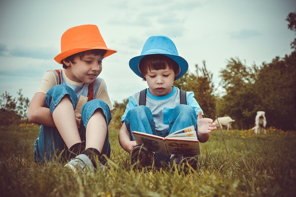 Children Reading Books