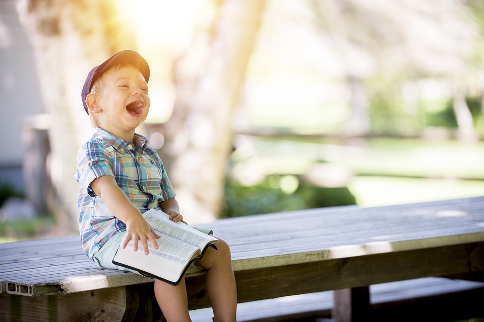 laughing kid